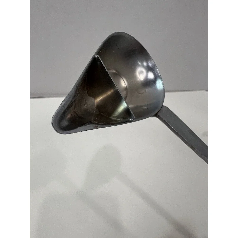 Vintage Japan Tea Bag Strainer Holder Handled Silver Hanging Spoon 8.5